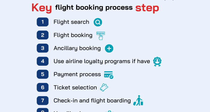 Flight booking process: key structure, steps and systems